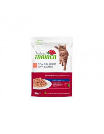 NATURAL CAT ADULT CON SALMONE 85GR