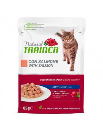NATURAL CAT ADULT CON SALMONE 85GR