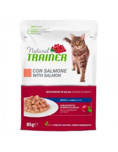 NATURAL CAT ADULT CON SALMONE 85GR