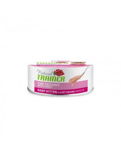 NATURAL CAT KITTEN CON TACCHINO 80GR