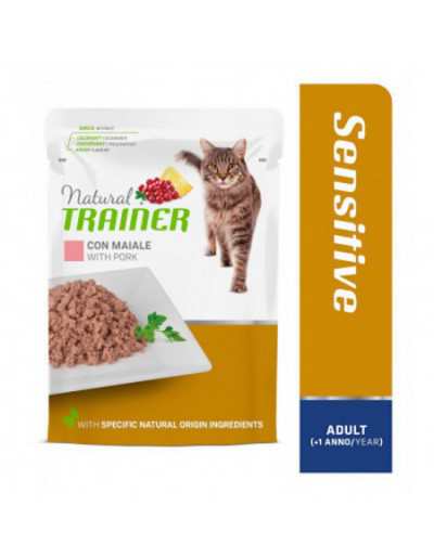 NAT. KATZE SP. SENSITIVE SCHWEINEBEUTEL 85GR