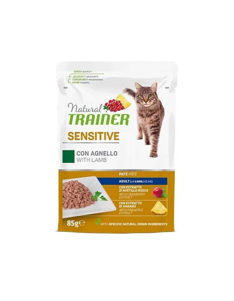 NAT. CAT SP. SENSITIVE LAMB BUSTA 85GR