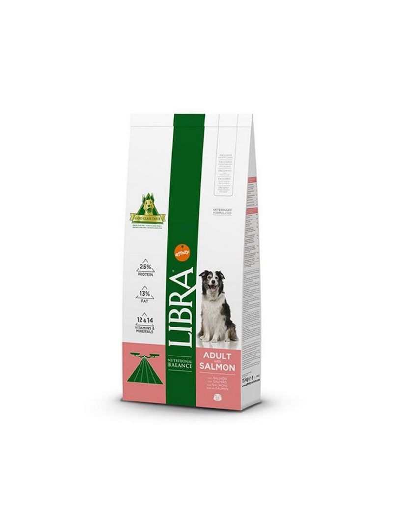 Cibo Secco per Cane Adulto Libra Salmone 12 Kg