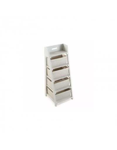 Cassettiere 4 Cassetti Bianco