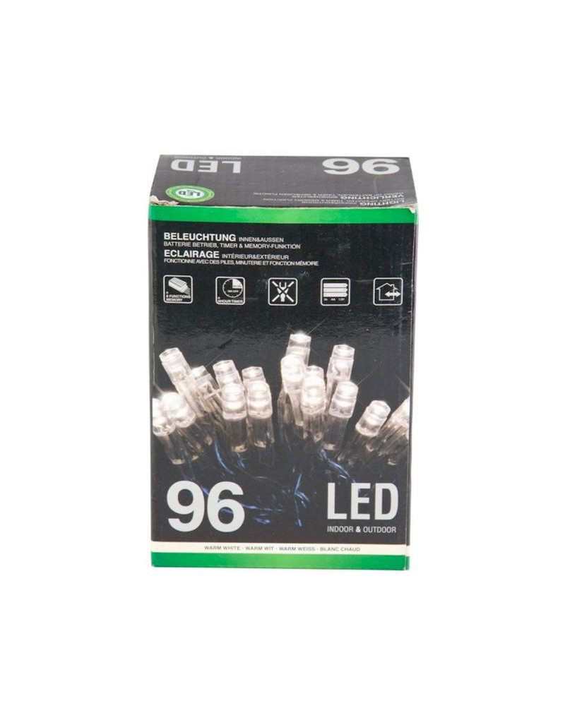 Luzes de Natal LED com bateria branca quente