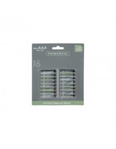 Batteries AAA 16 Pieces Extra Heavy Duty