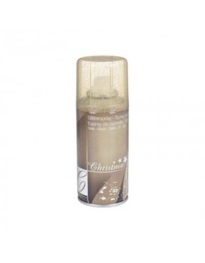 Spray Glitter Gold para Decorações de Natal 150 ml