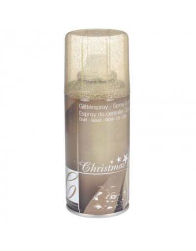 Spray Glitter Gold para Decorações de Natal 150 ml