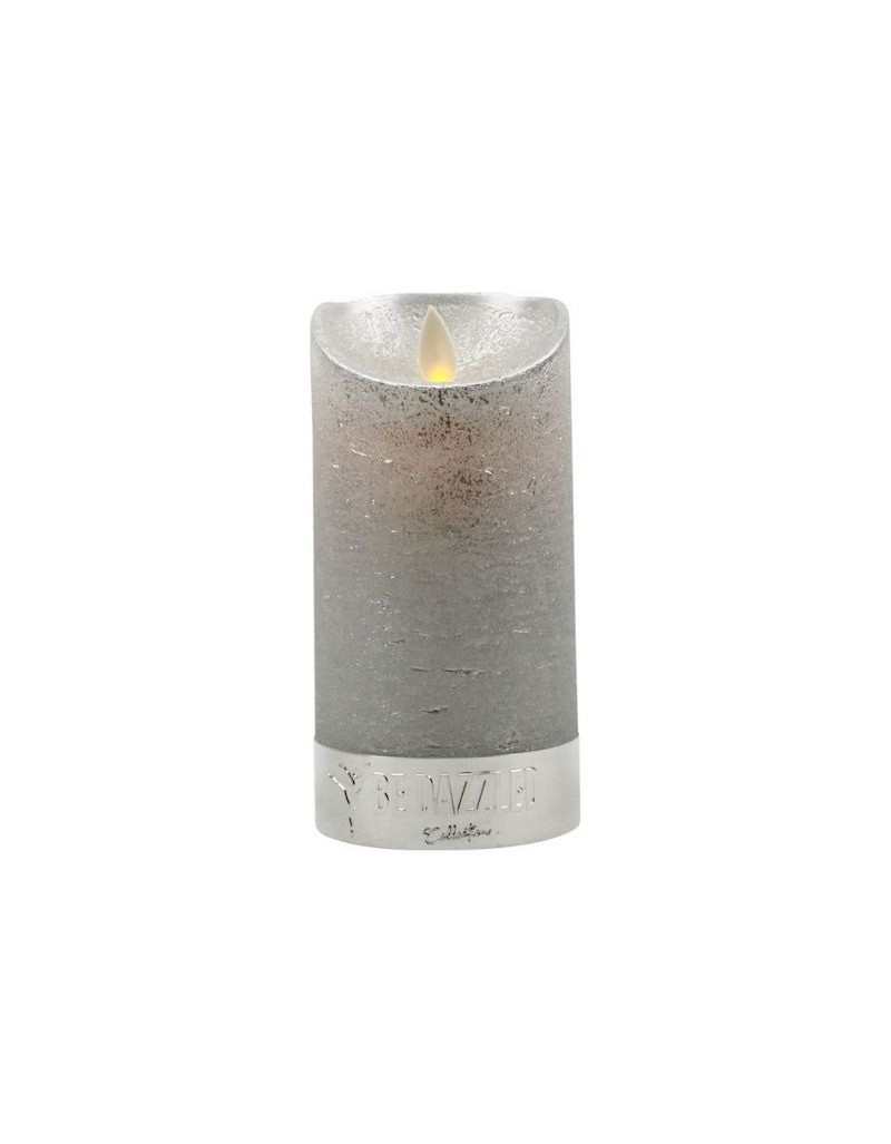 Candle Magic Flame LED H15 Silver