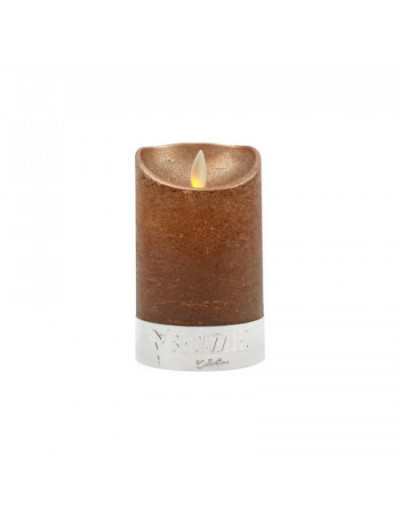 Candle Magic Flame LED H12.5 Bronze