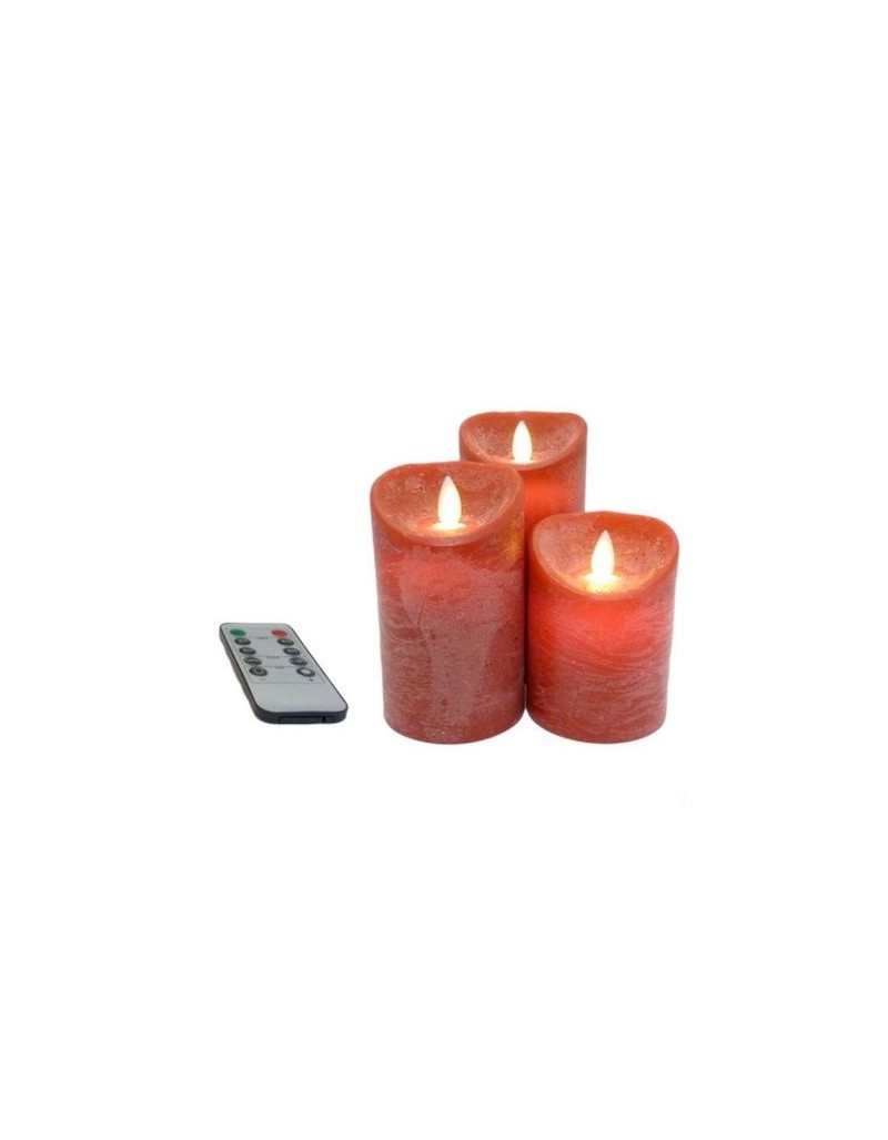 Magic Flame Candles Red with Remote