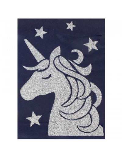 Window Sticker Unicorn with Glitter