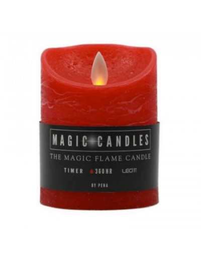 Rött H10 Magic Flame Candle