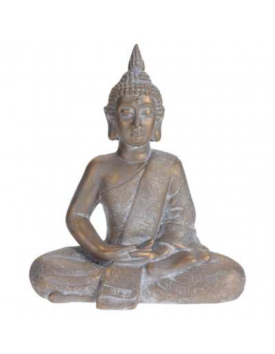 Sitzender Buddha in Goldfarbe