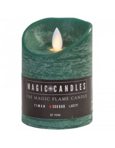 Bougie Flamme Magique H10 Vert