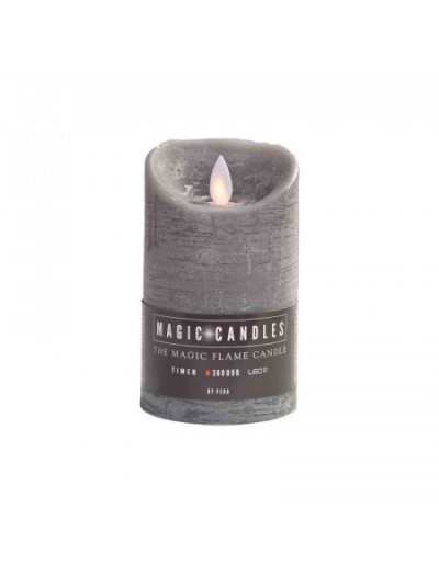 Magic Flame Candle H15 Grey