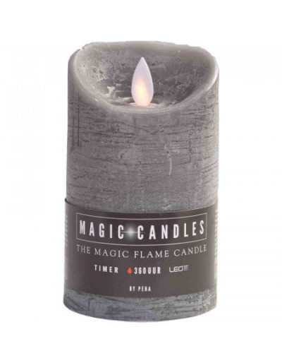 Magic Flame Candle H15 Grå