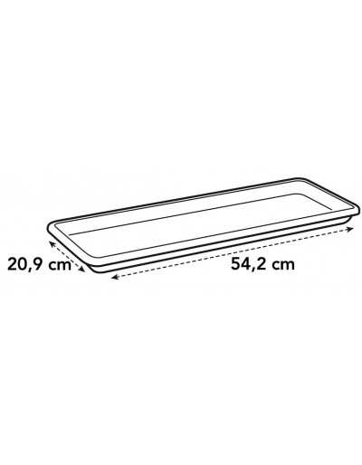 Barcelona XL sottovaso 60CM bianco