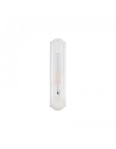 Wall Thermometer in White Ceramic