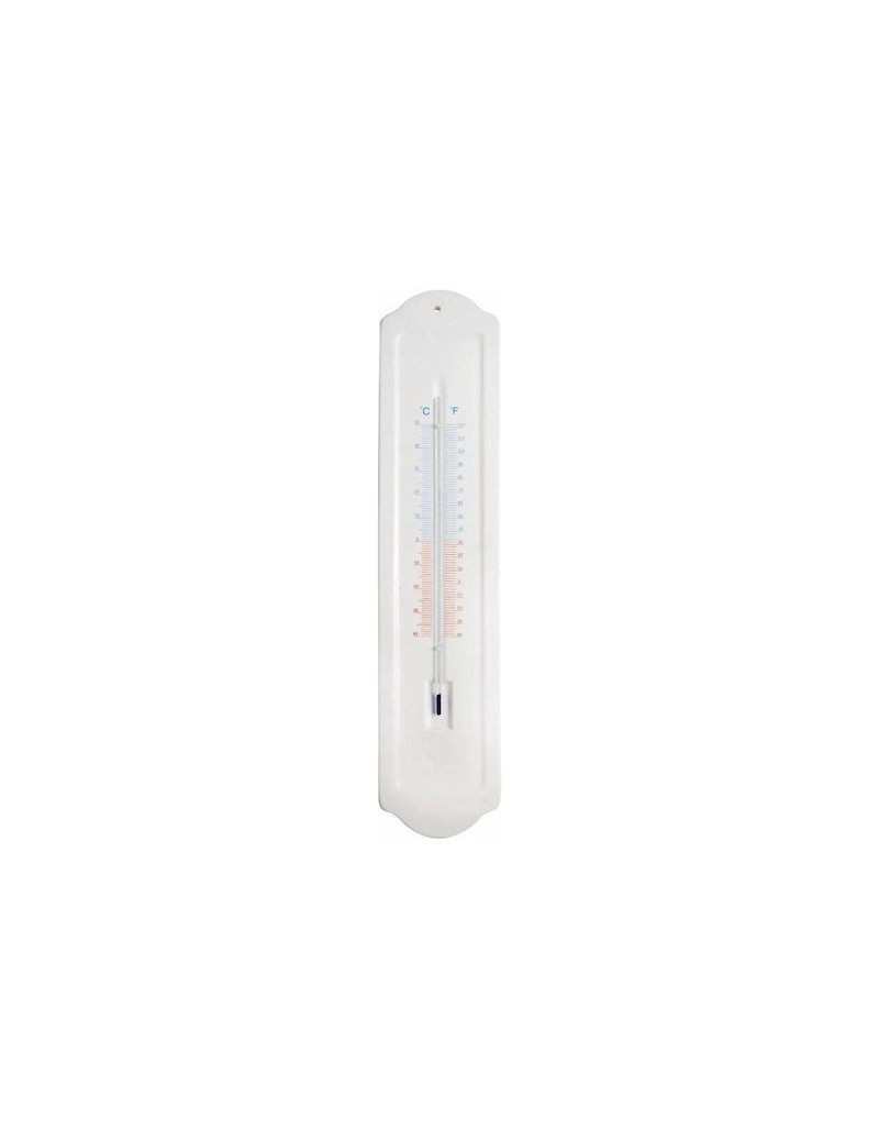 Wall Thermometer in White Ceramic