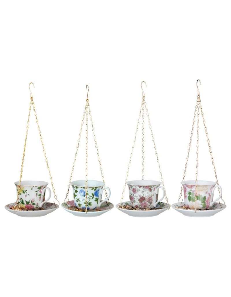 Tea Cup Bird Feeder