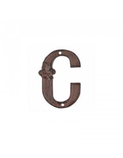Letter C voor huisnummer