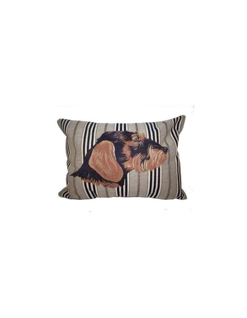 Half Cushion Shaggy Dachshund Half Cushion Shaggy Dachshund
