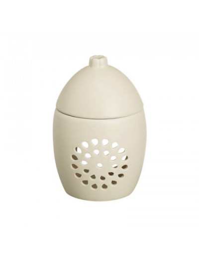 Ceramic Burner with Beige Lid