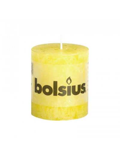 Rustic Sunshine Yellow Candle