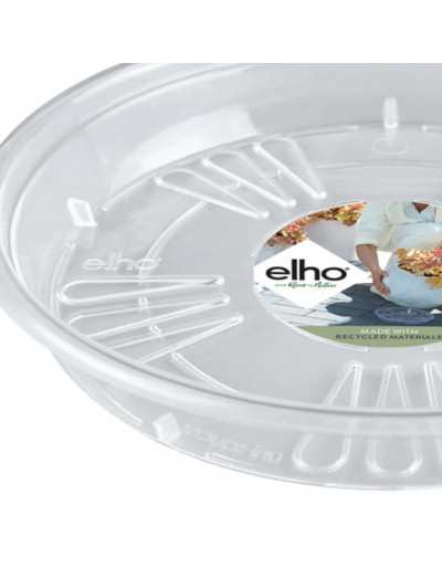 Round saucer elho Transparent