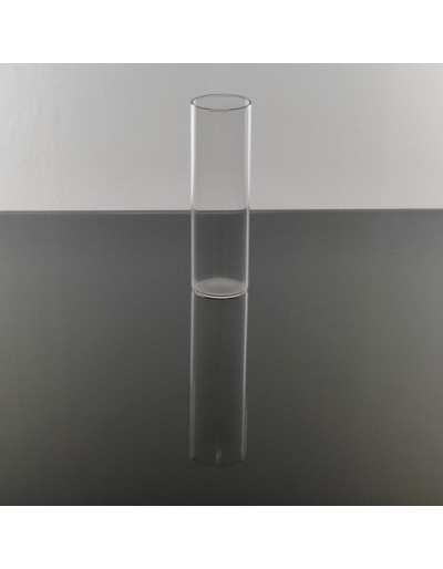 Bocal en verre cylindrique