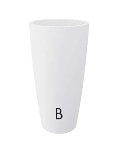 Vaso Style Alto per interni ed esterno 70cm o 85cm bianco
