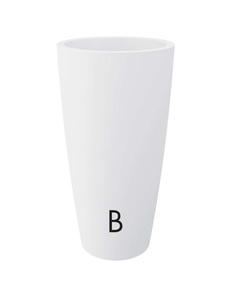 Vaso Style Alto per interni ed esterno 70cm o 85cm bianco Vaso Style Alto per interni ed esterno 70cm o 85cm bianco