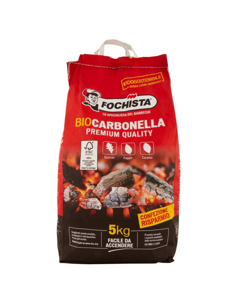 Carbonella Bio Fochista 5kg Carbonella Bio Fochista 5kg