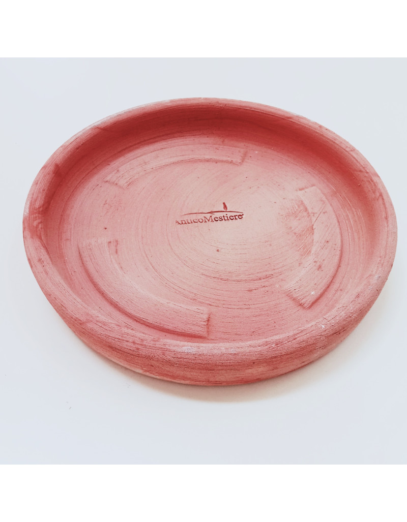 Sottovaso in terracotta rustico 16cm Sottovaso in terracotta rustico 16cm