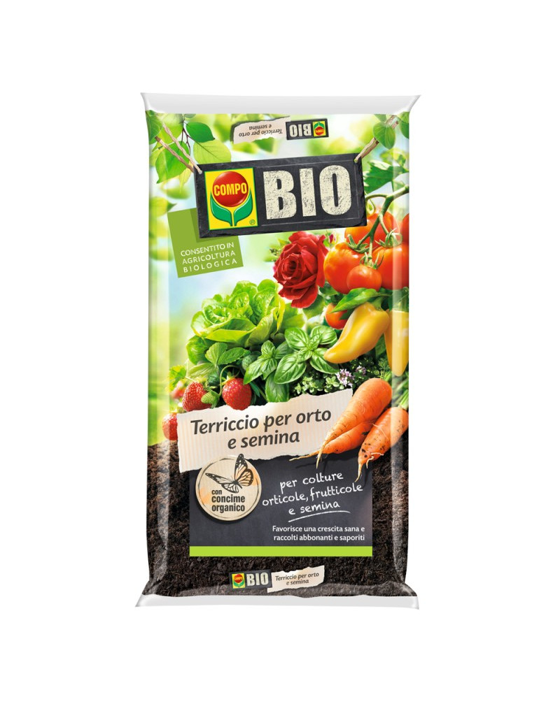 Terriccio Biologico Compo Orto e Semina 50l Terriccio Biologico Compo Orto e Semina 50l