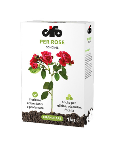 Granulär gödsel för rosor