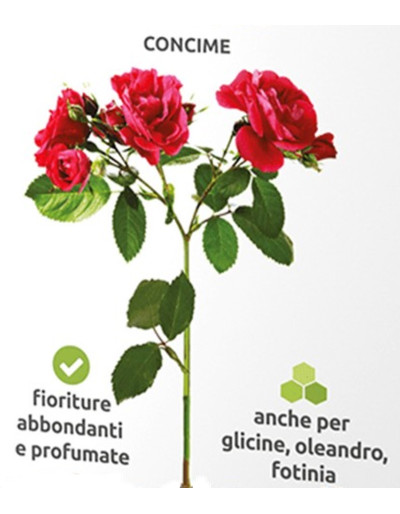 Concime granulare per rose