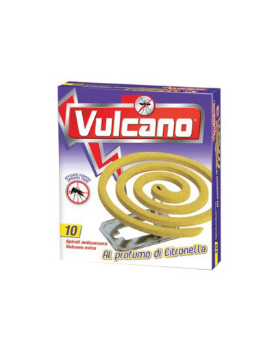 Spirali Profumate Vulcano alla Citronella Anti-Zanzare