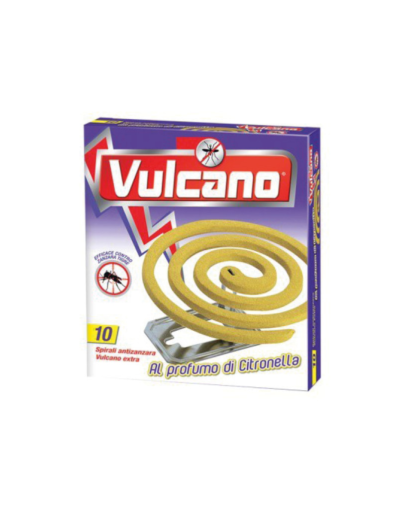 Spirali Profumate Vulcano alla Citronella Anti-Zanzare Spirali Profumate Vulcano alla Citronella Anti-Zanzare