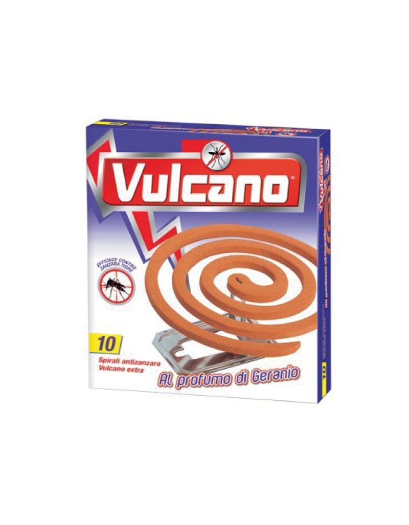 Spirali Profumate Vulcano al Geranio Anti-Zanzare Spirali Profumate Vulcano al Geranio Anti-Zanzare