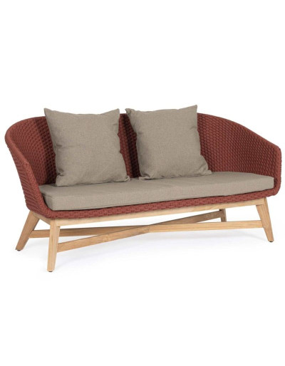 Sofa 2 osobowa z poduszkami...