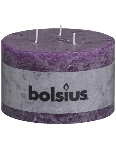 Rustic lung candle purple