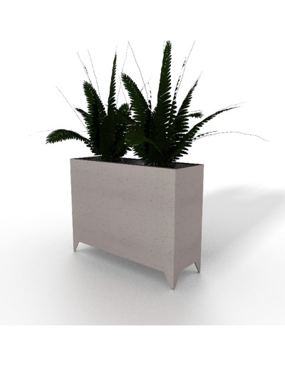 Opklapbare stalen plantenbak 20x60x47cm h