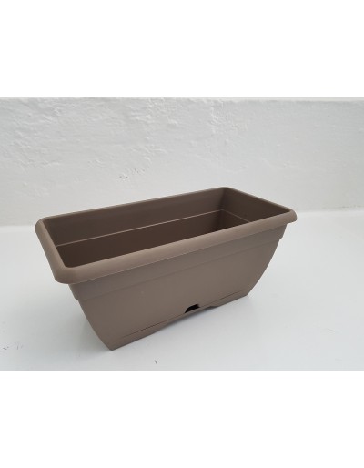 Flowerpot  OASI mini color taupe 25cm with saucer